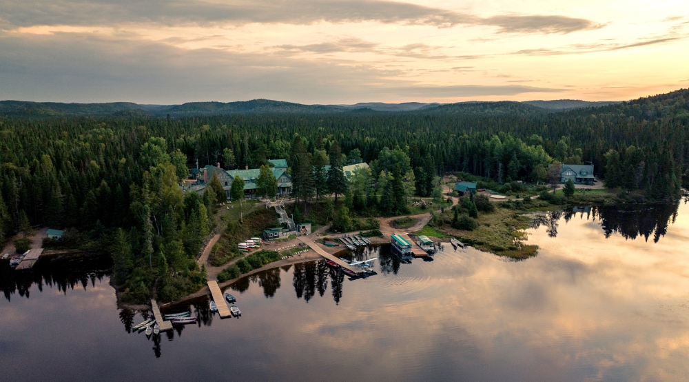 La Seigneurie du Triton vue des airs
