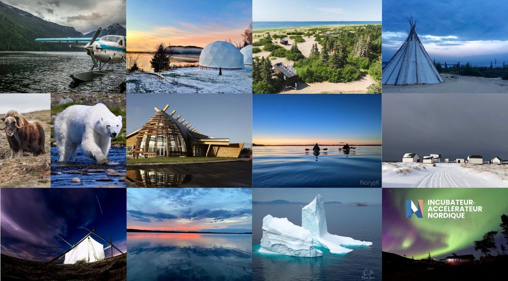 Montage photos des projets de l'Incubateur Nordique